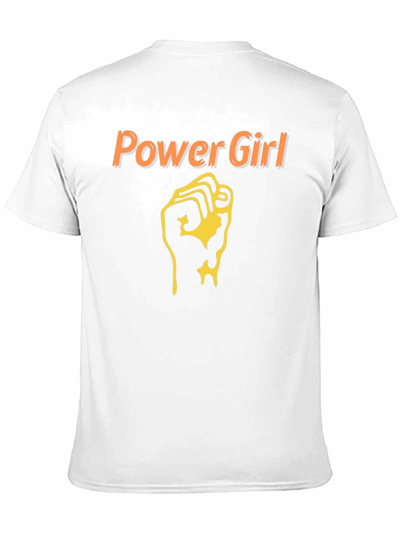 Power Girl Fist T-Shirt - Black Cotton Tee
