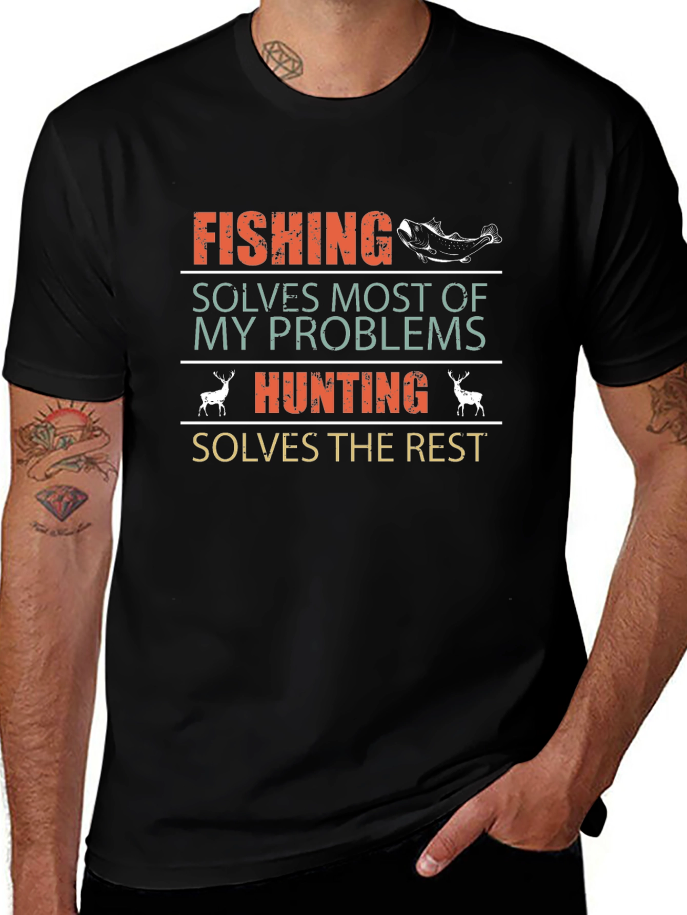 Fishing & Hunting Humor T-Shirt