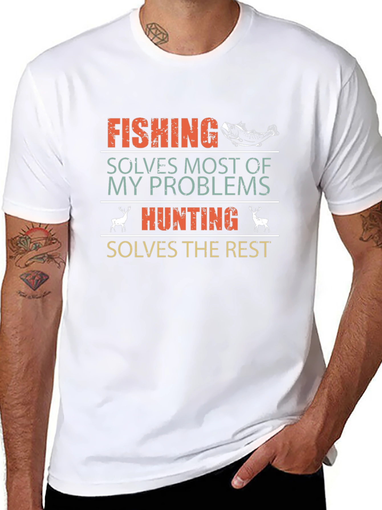 Fishing & Hunting Humor T-Shirt