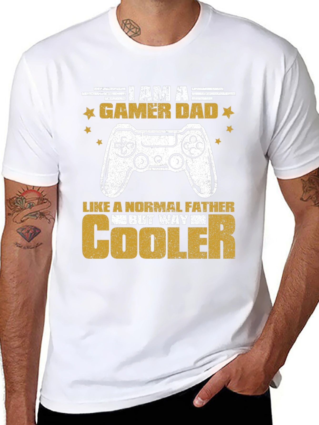 Gamer Dad T-Shirt - Cool Fathers Day Gift