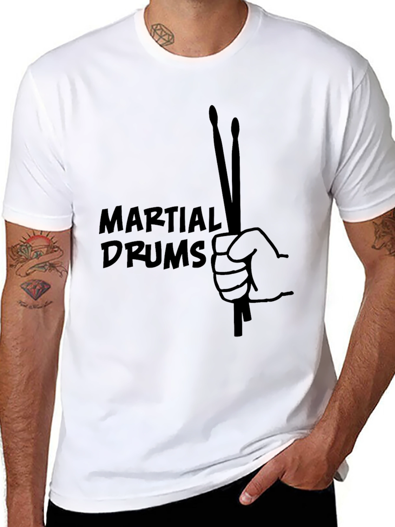 Martial Drums Graphic T-Shirt
