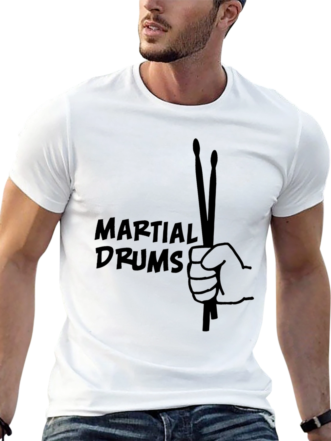 Martial Drums Graphic T-Shirt