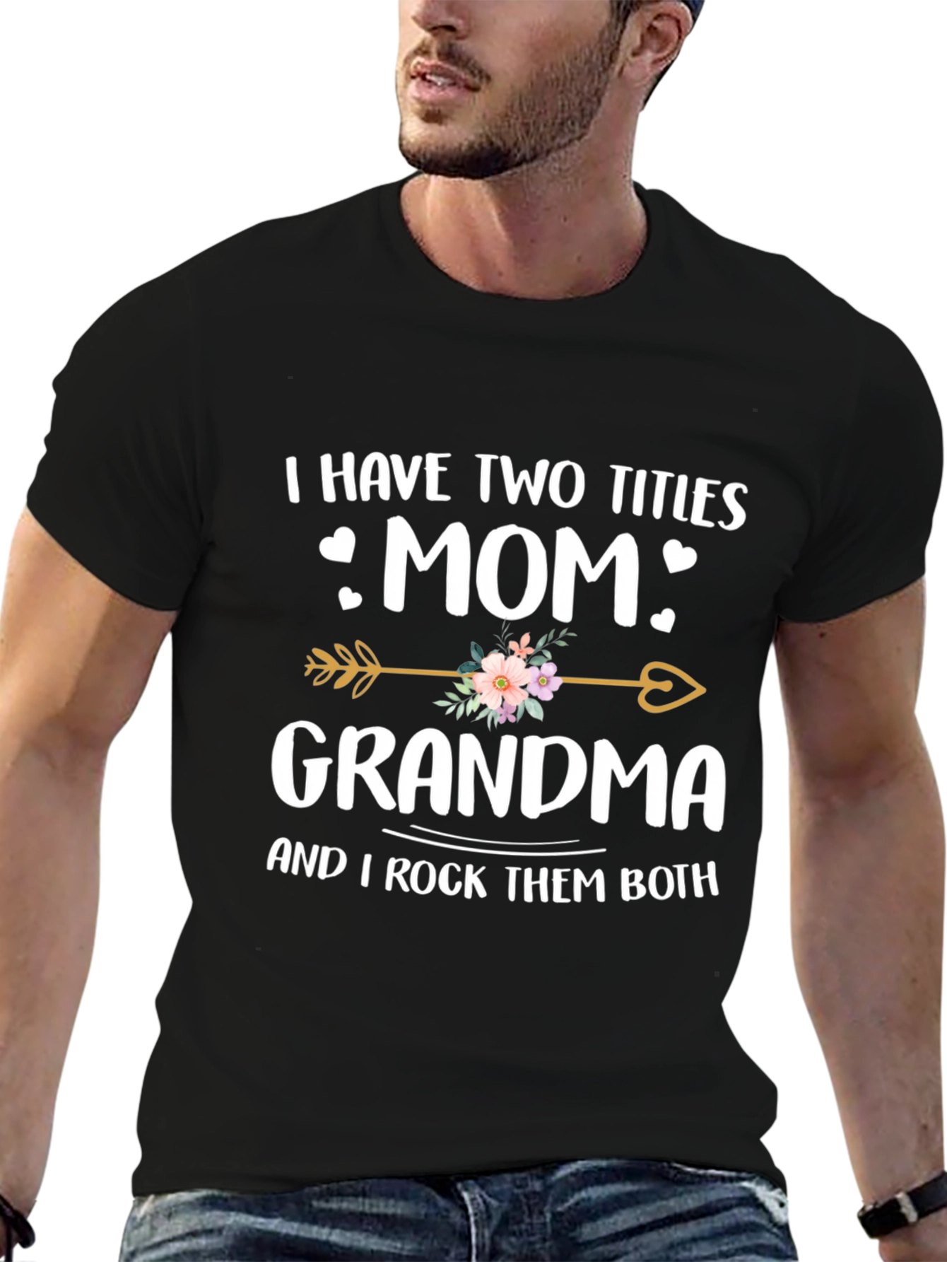 Mom Grandma T-Shirt: I Rock Them Both!