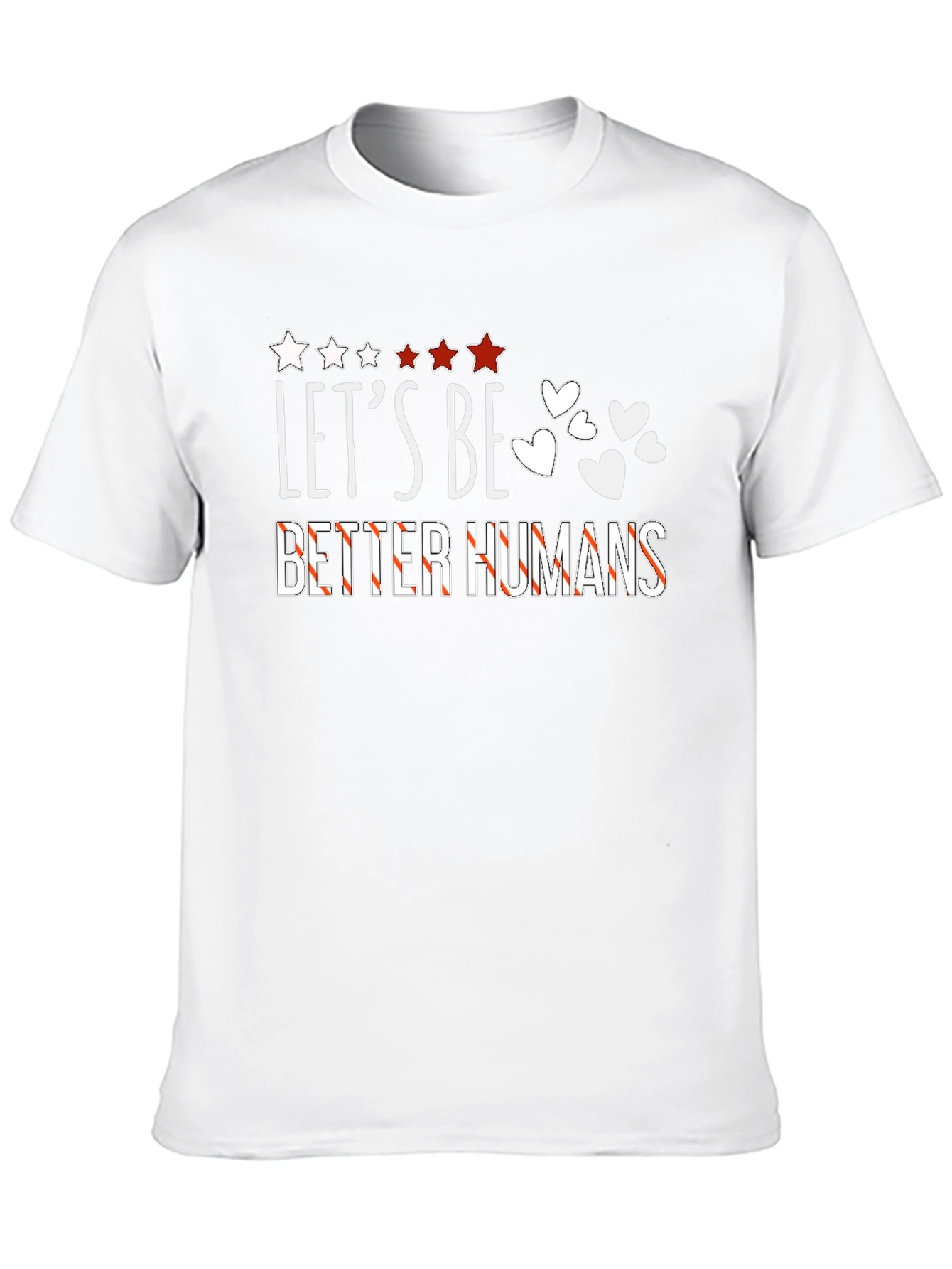 Lets Be Better Humans Black Graphic Tee