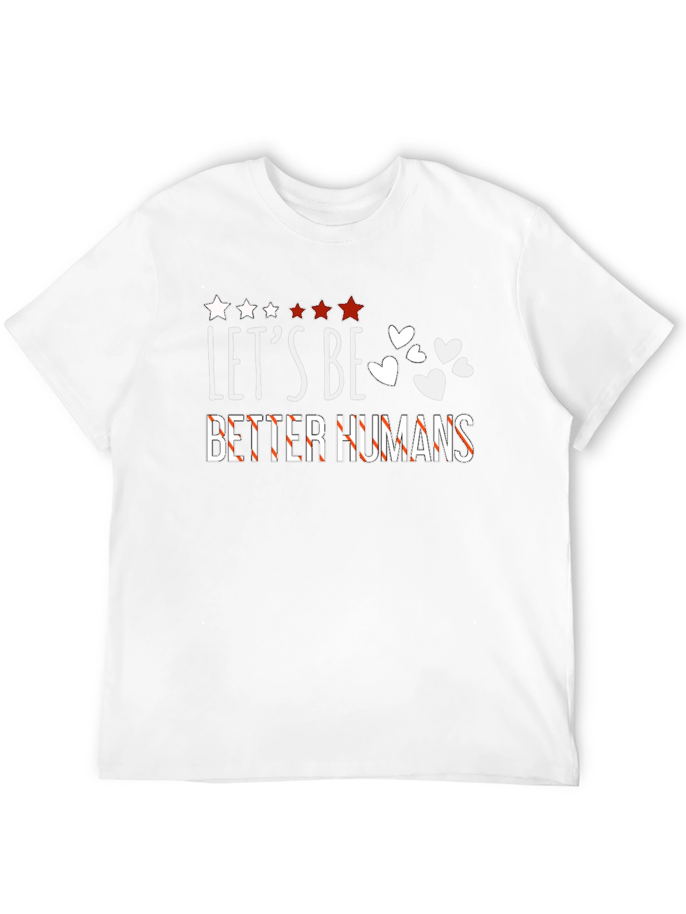 Lets Be Better Humans Black Graphic Tee