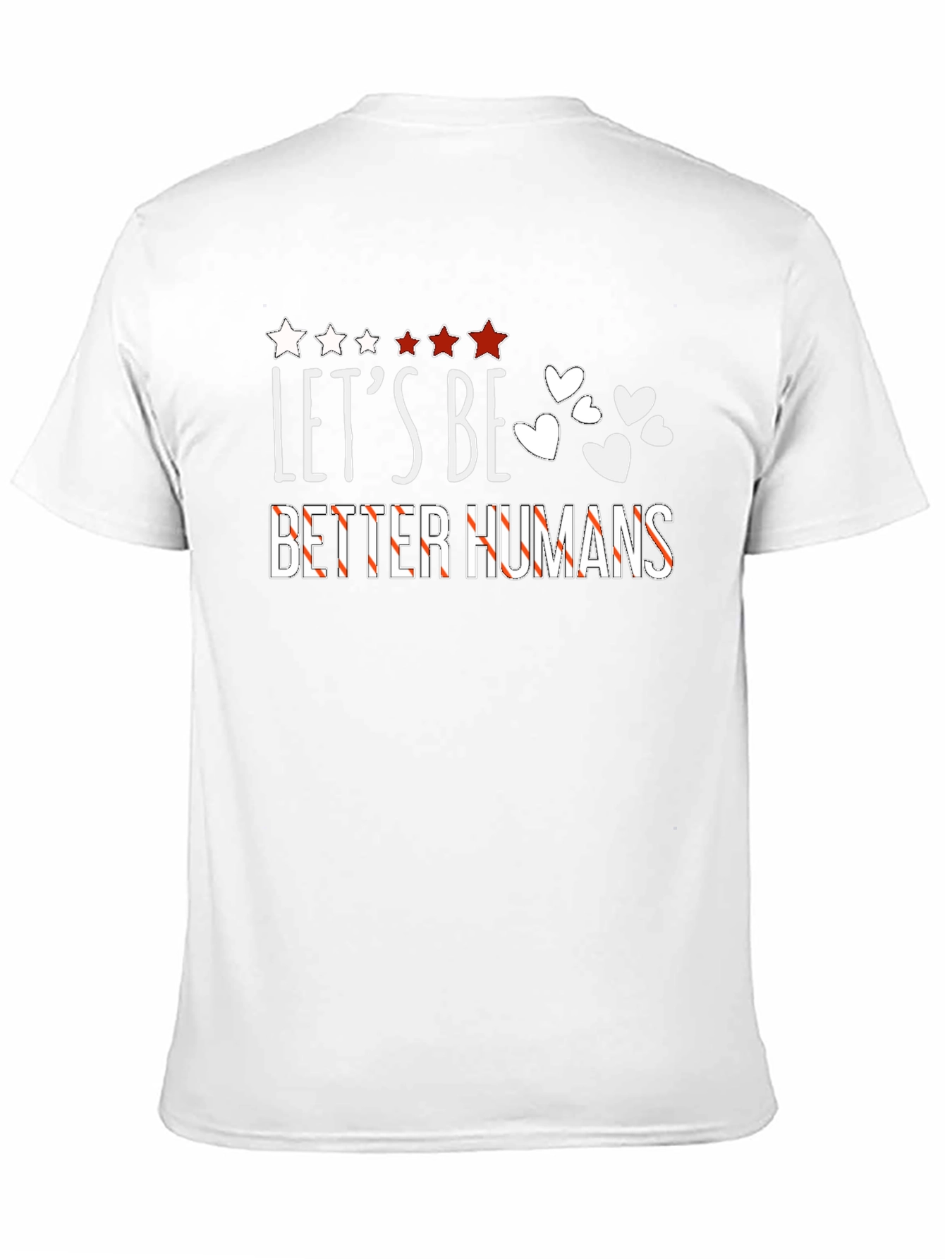 Lets Be Better Humans Black Graphic Tee