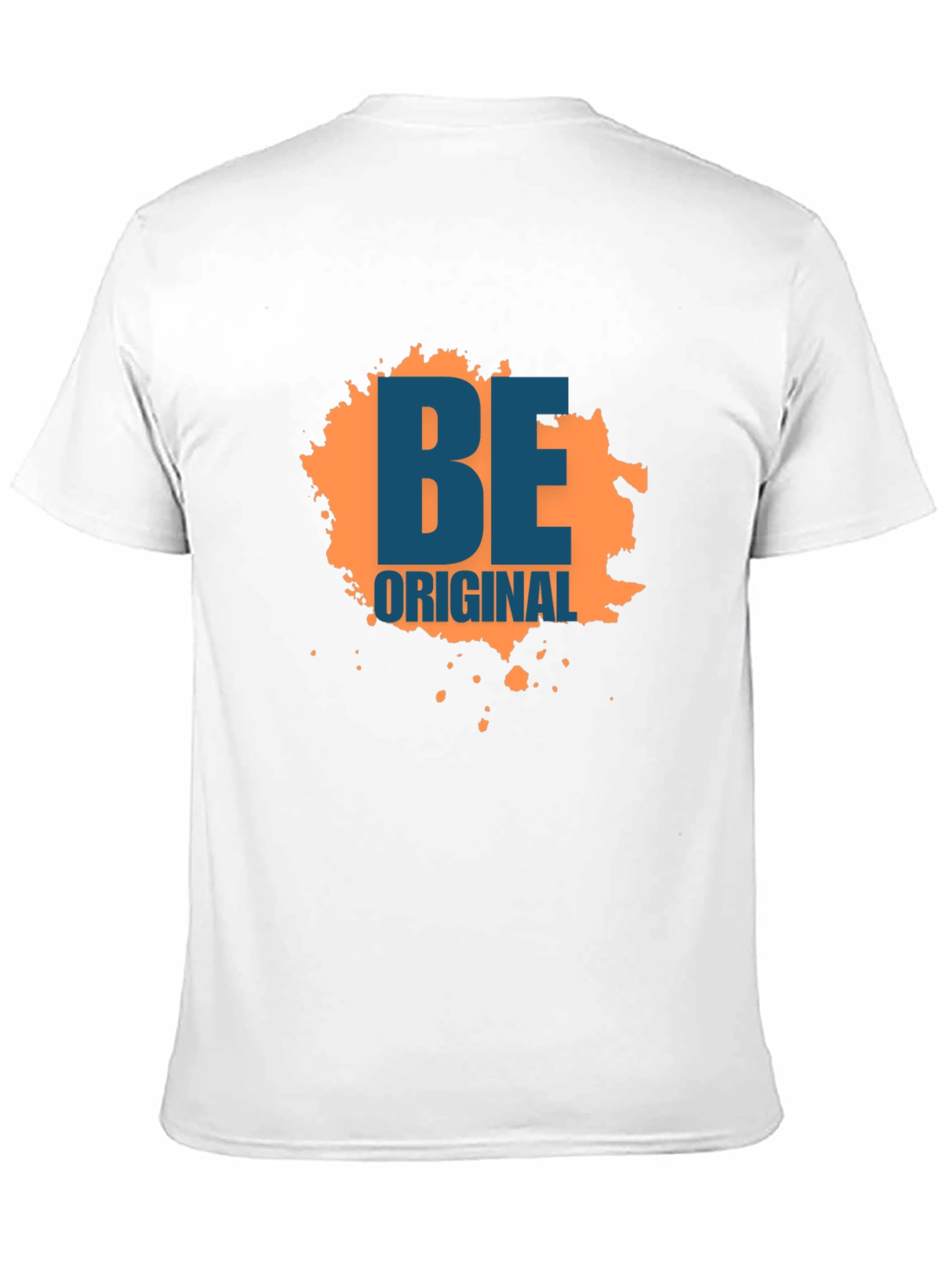 Be Original Graphic Tee - Black Cotton Blend