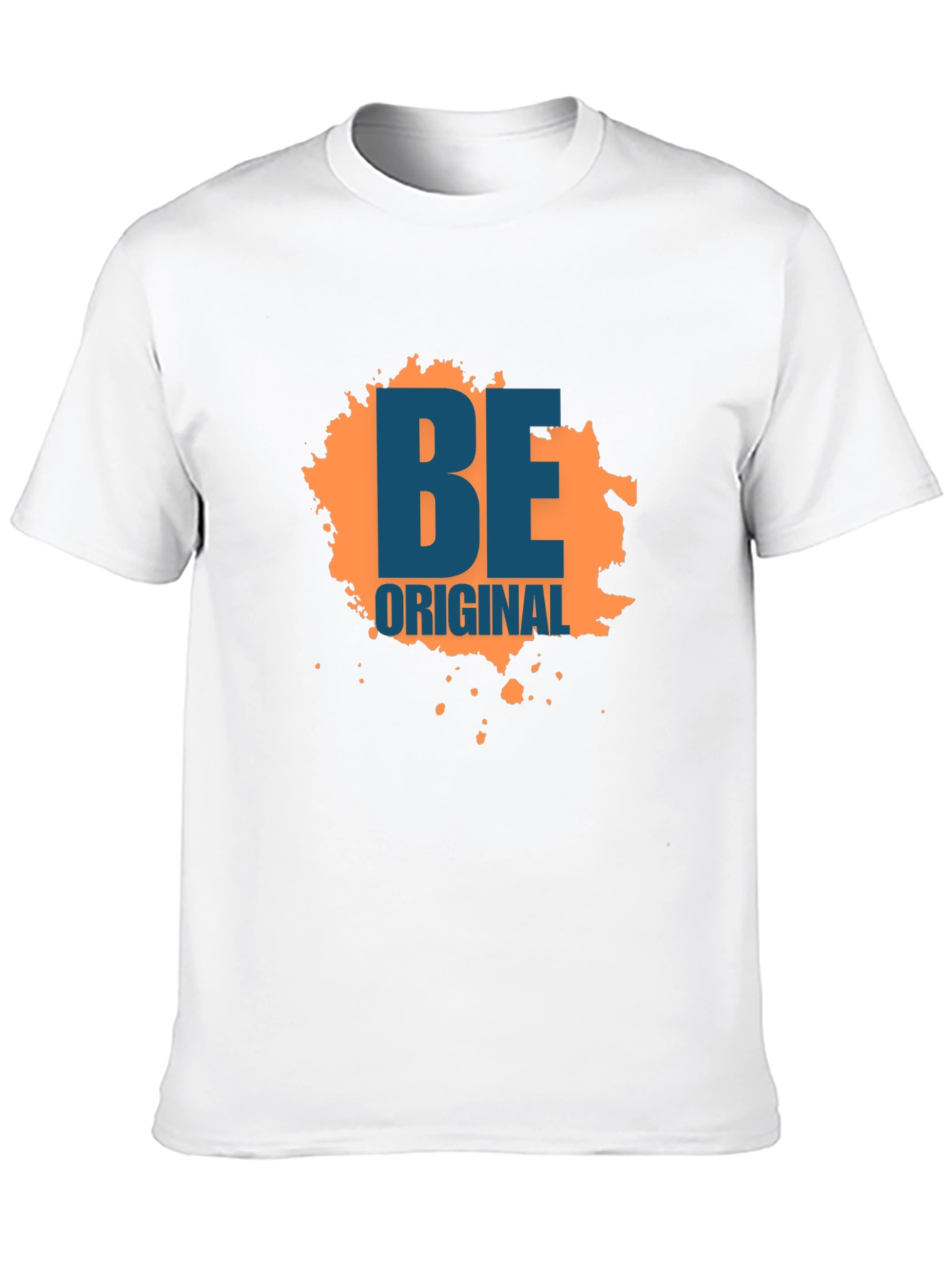 Be Original Graphic Tee - Black Cotton Blend