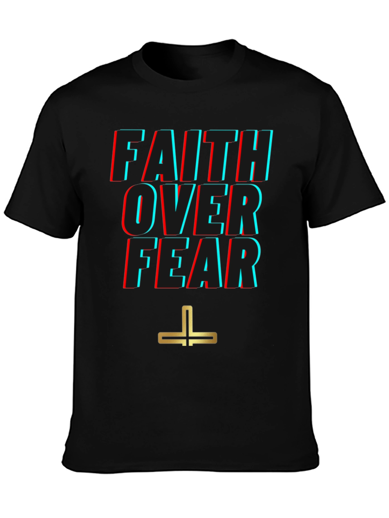 Faith Over Fear Graphic Tee - Stylish Comfort
