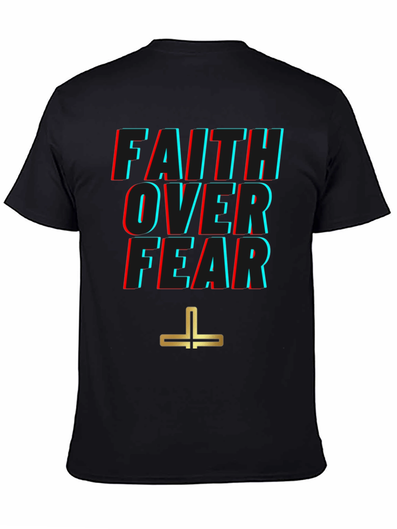 Faith Over Fear Graphic Tee - Stylish Comfort