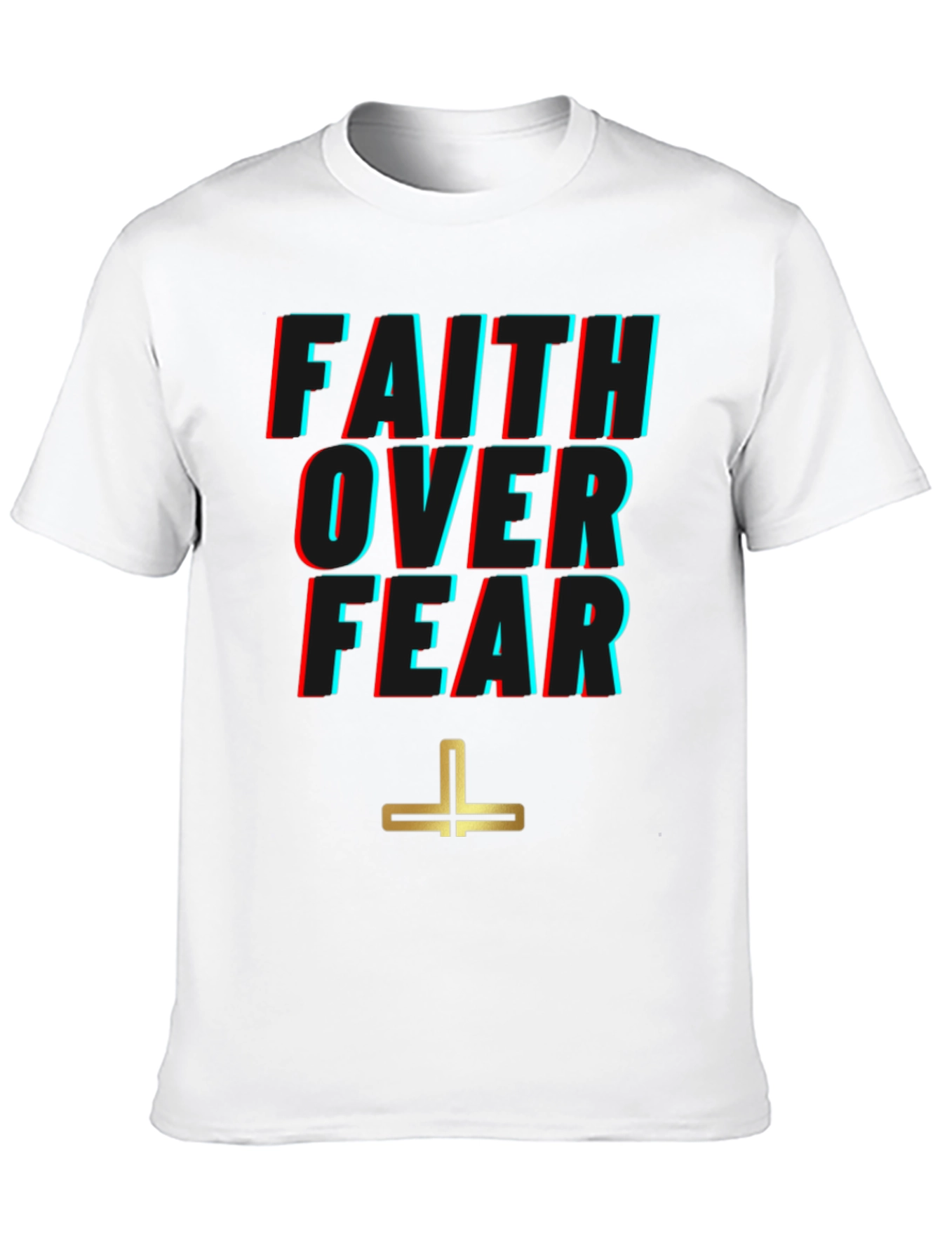 Faith Over Fear Graphic Tee - Stylish Comfort