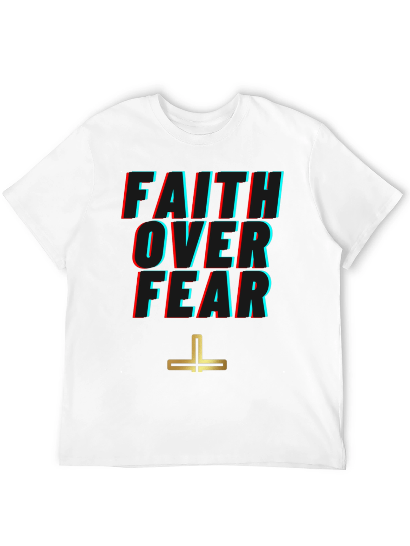 Faith Over Fear Graphic Tee - Stylish Comfort