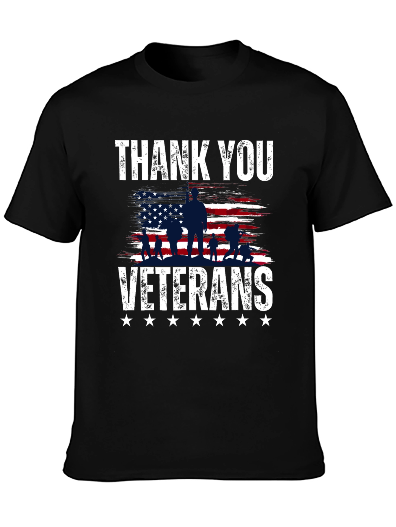 Thank You Veterans Graphic T-Shirt