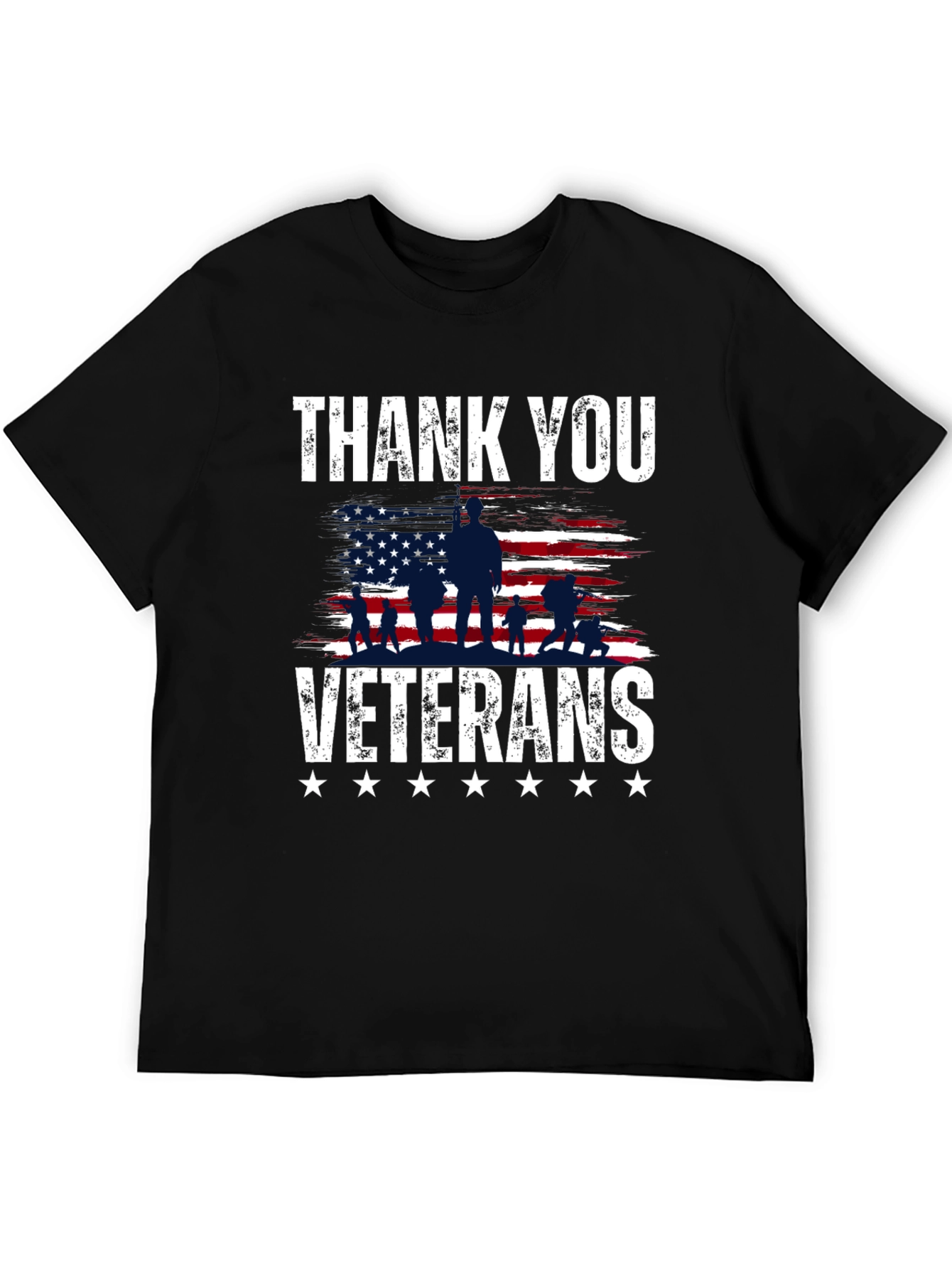 Thank You Veterans Graphic T-Shirt
