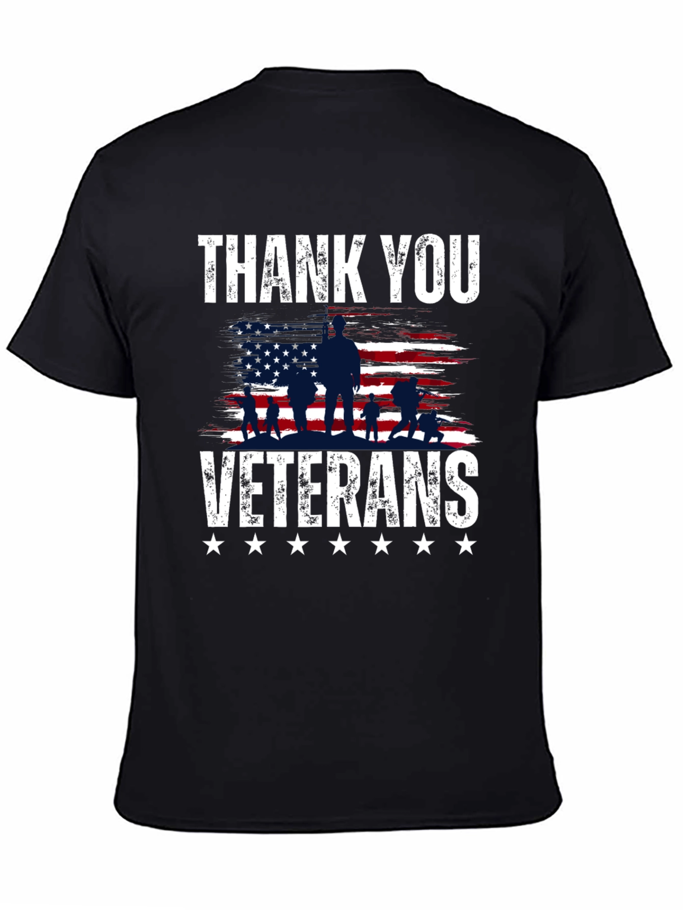 Thank You Veterans Graphic T-Shirt
