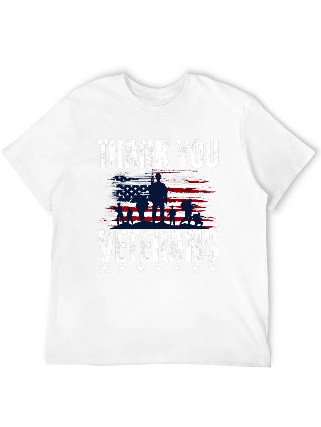 Thank You Veterans Graphic T-Shirt