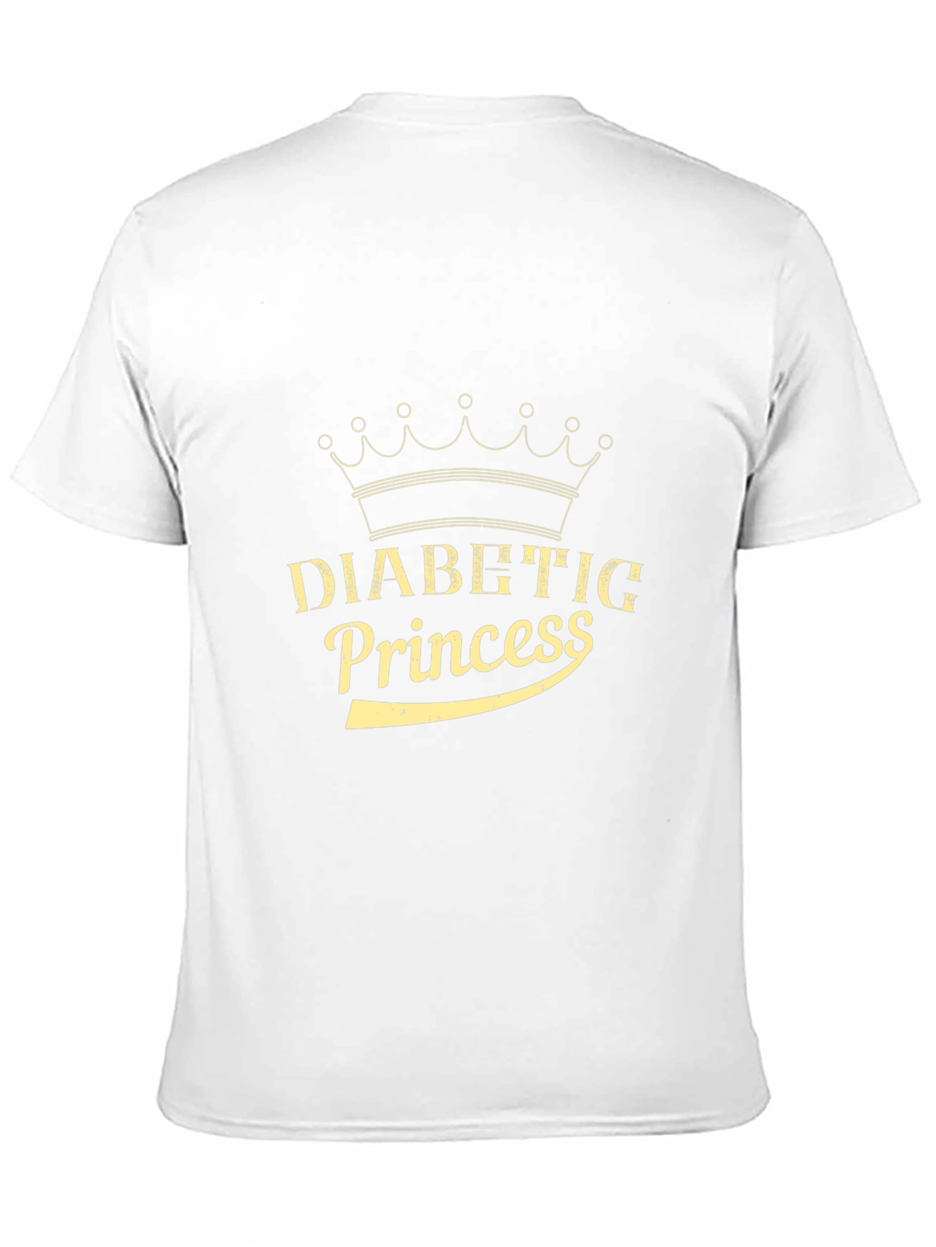 Diabetic Princess Graphic T-Shirt - Black Cotton Tee