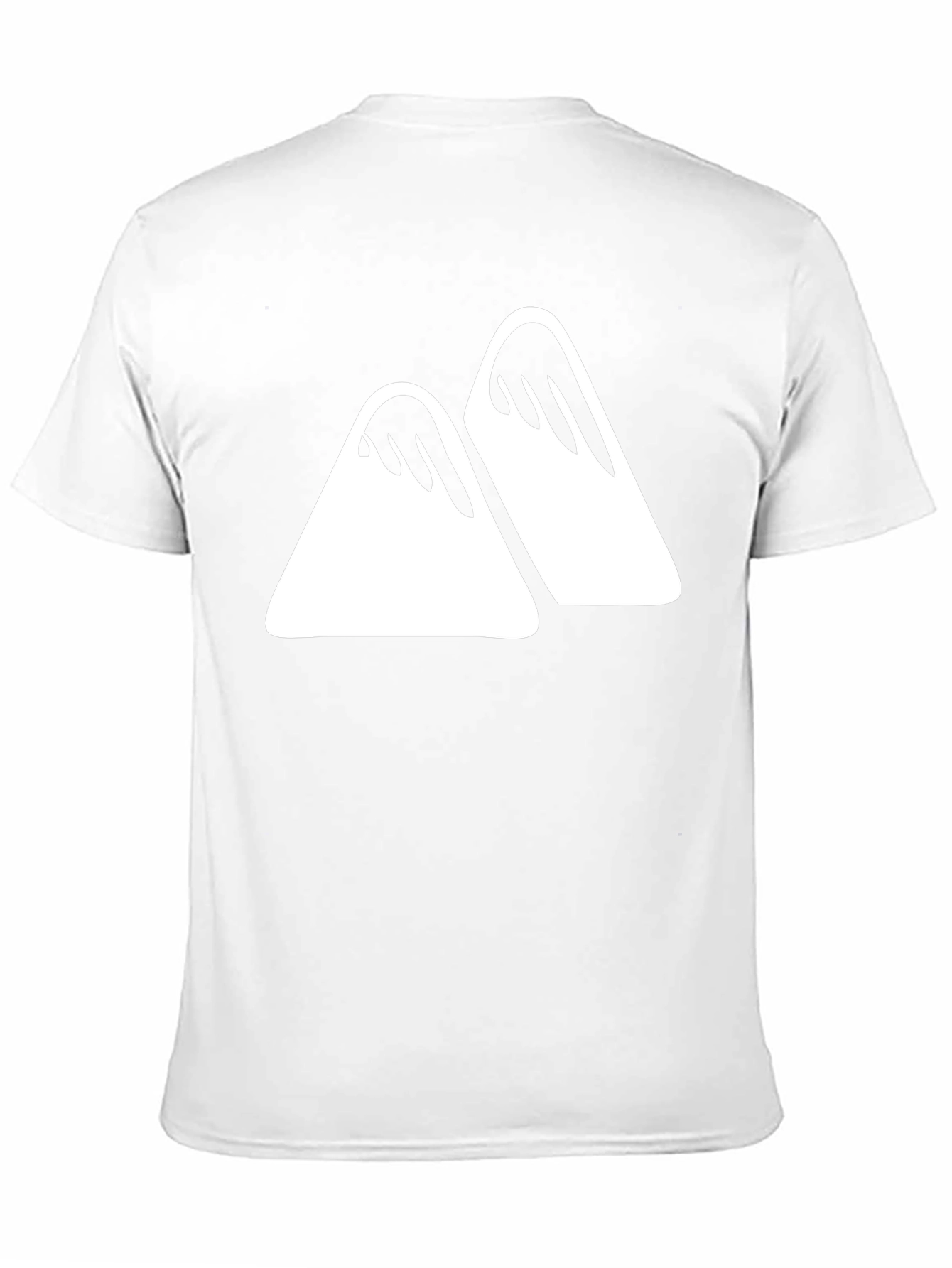 Mountain Peak Graphic Tee - Modern Black T-Shirt
