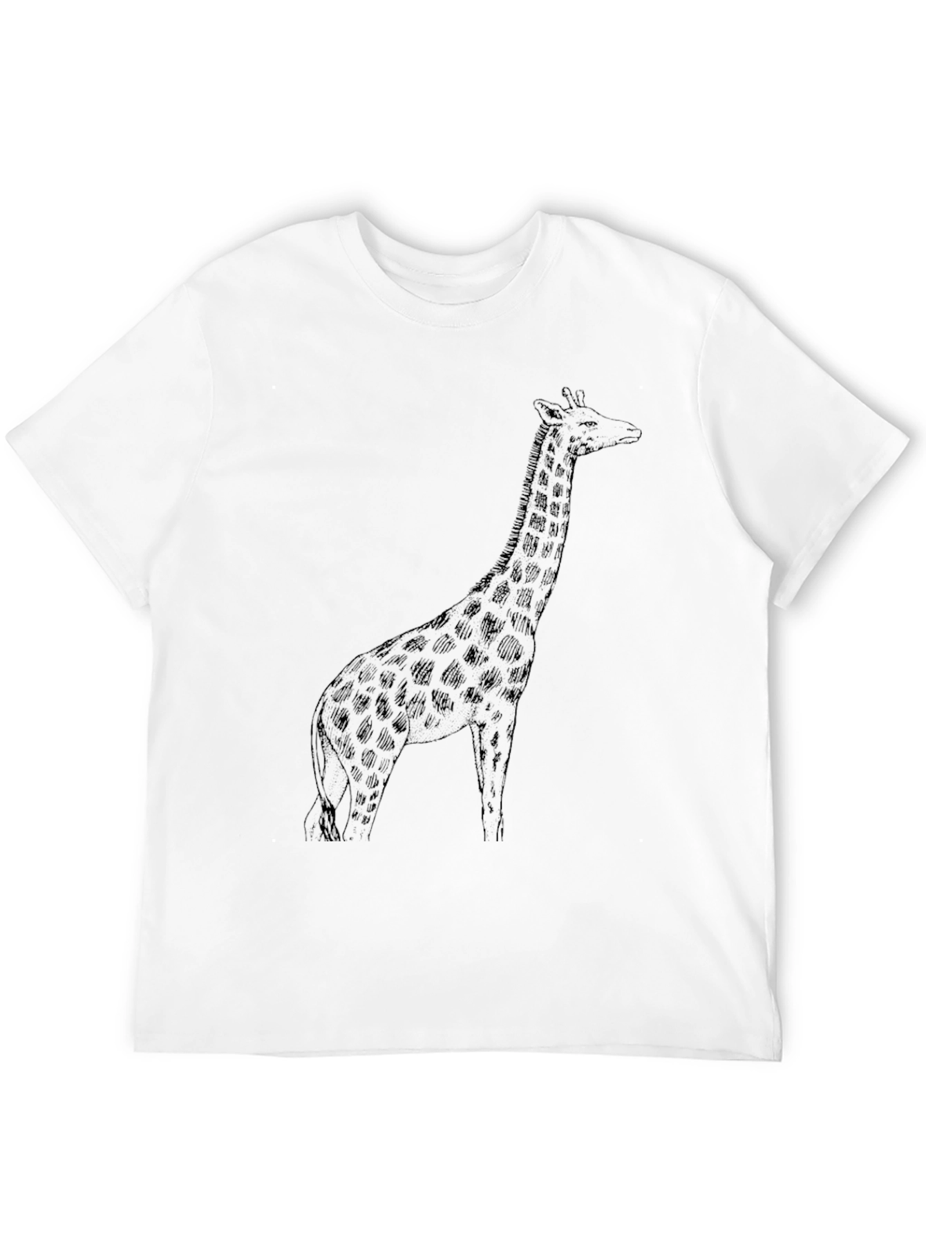 Giraffe Graphic Tee - Unisex Black T-Shirt