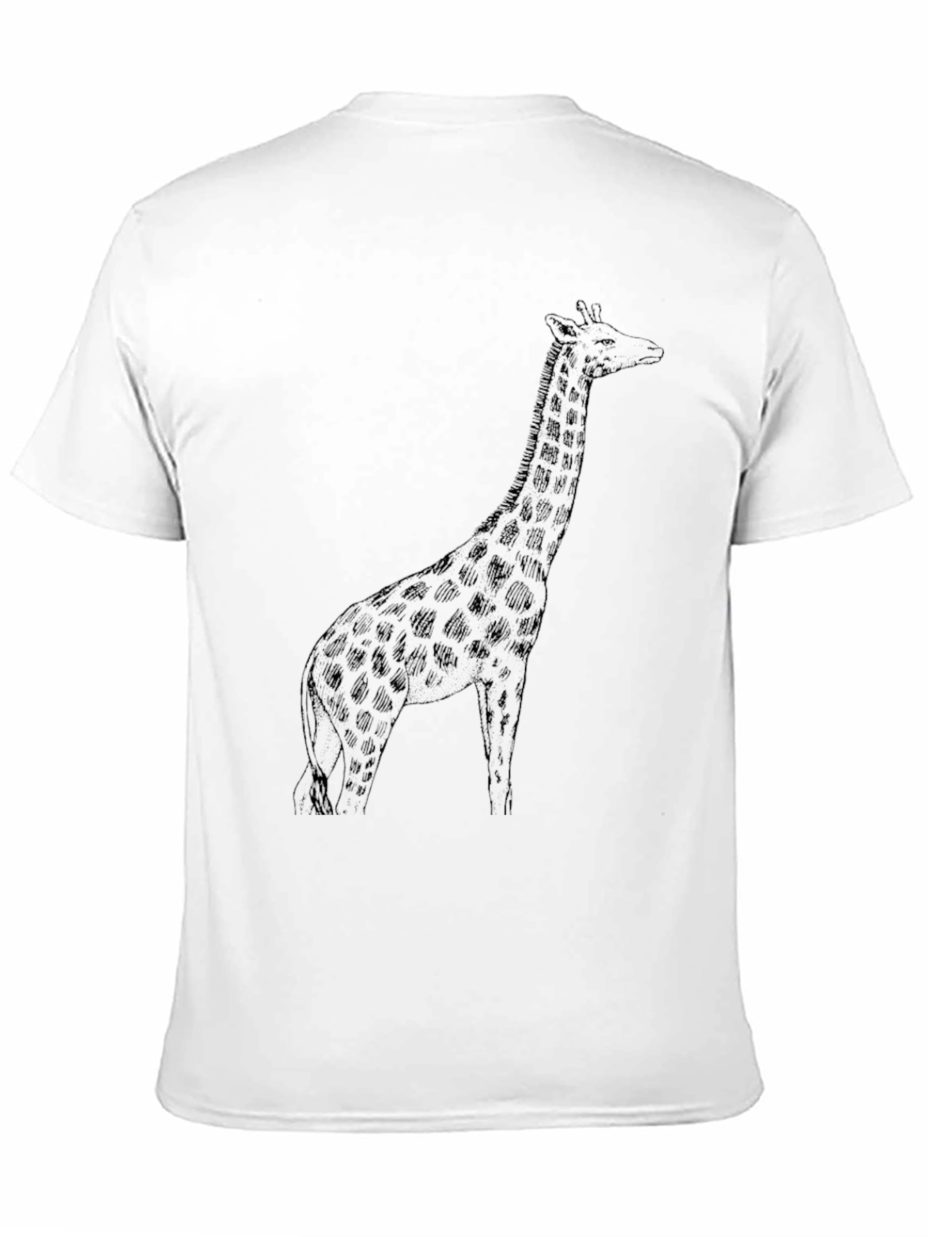 Giraffe Graphic Tee - Unisex Black T-Shirt