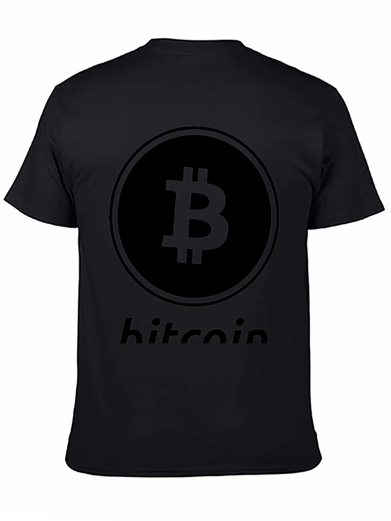 Bitcoin Black Graphic Tee - Crypto Currency Fashion