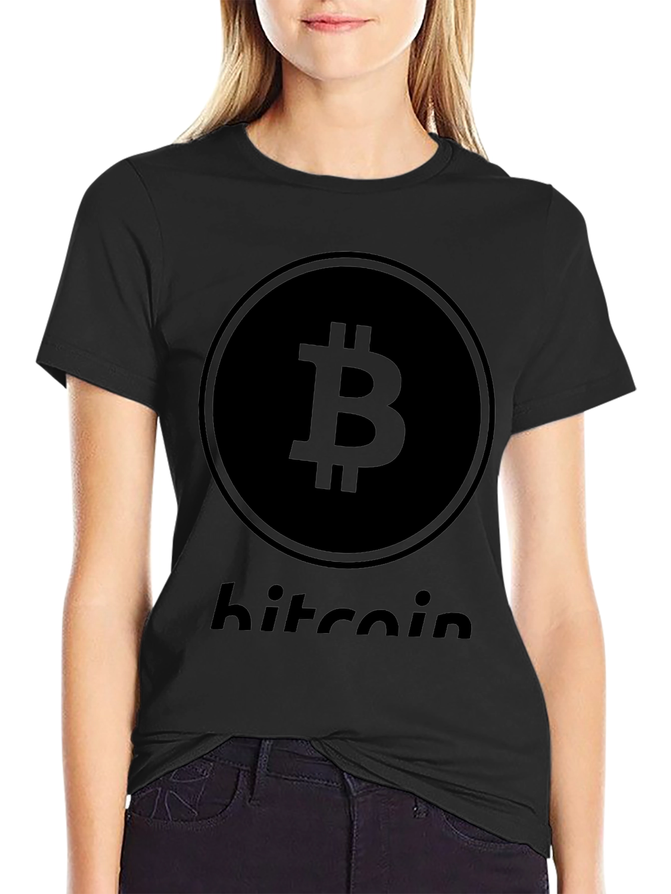 Bitcoin Black Graphic Tee - Crypto Currency Fashion