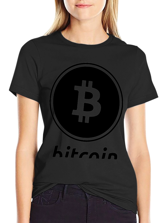 Bitcoin Black Graphic Tee - Crypto Currency Fashion