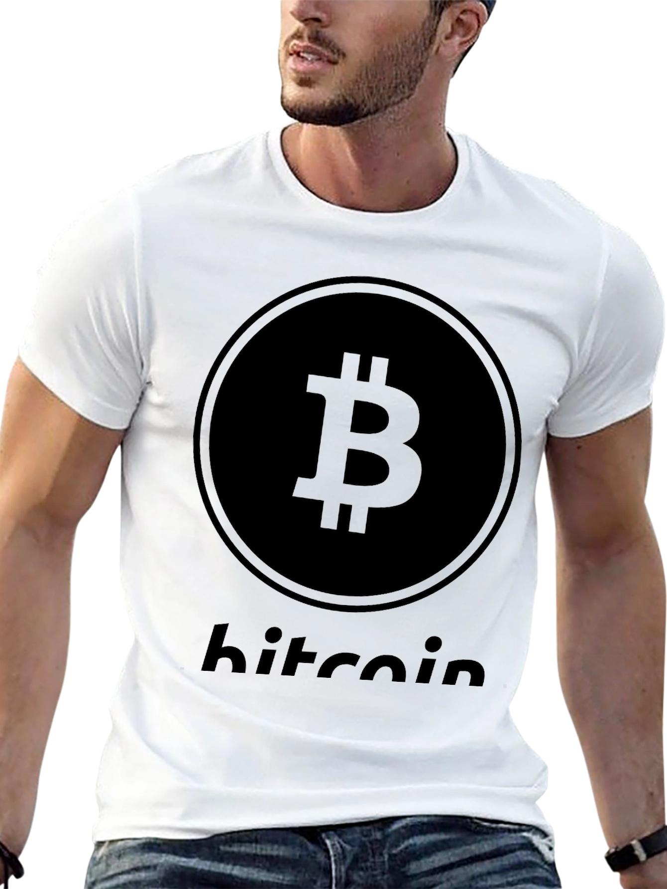 Bitcoin Black Graphic Tee - Crypto Currency Fashion