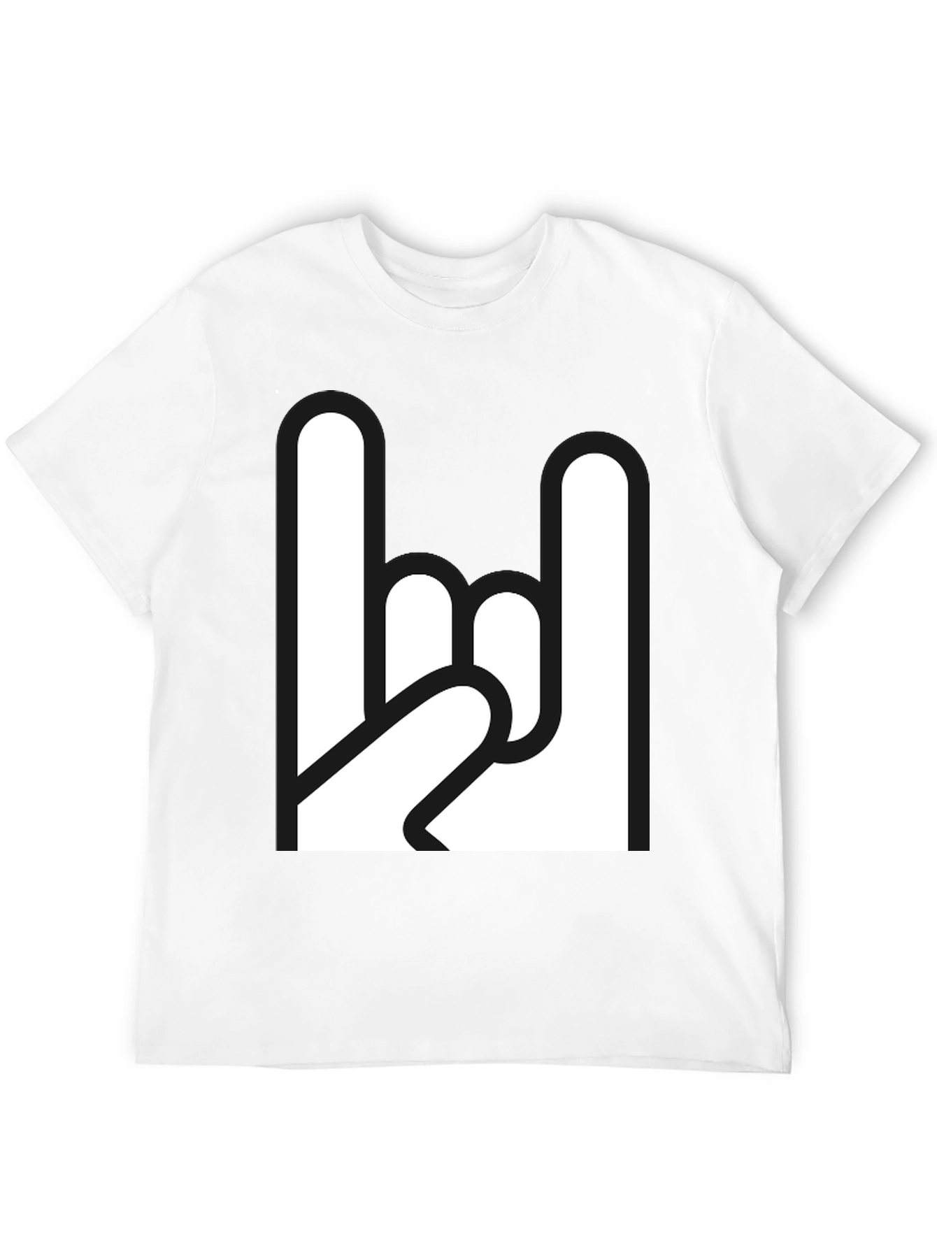 Rock On Graphic Tee - Classic Black T-Shirt