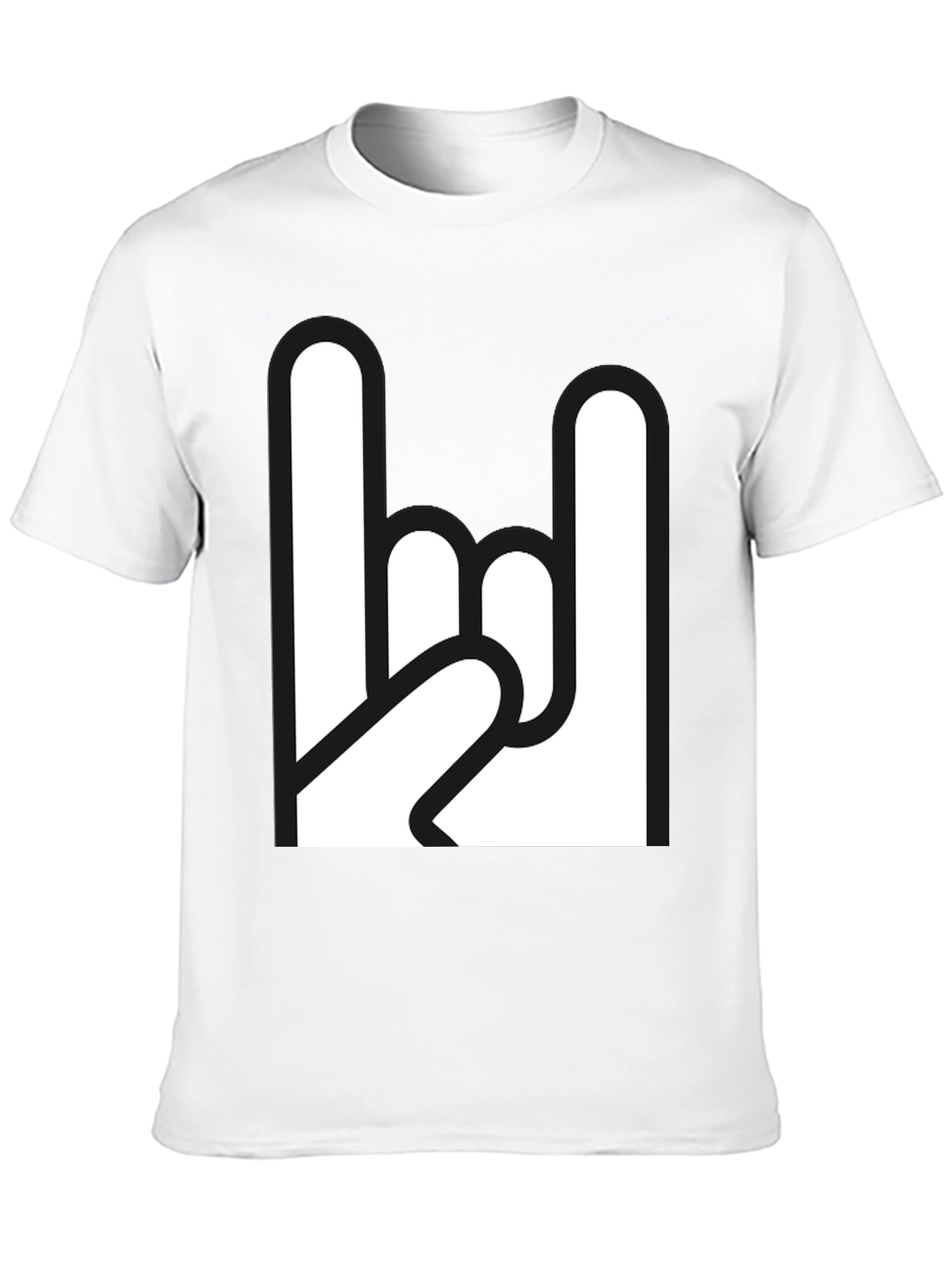 Rock On Graphic Tee - Classic Black T-Shirt