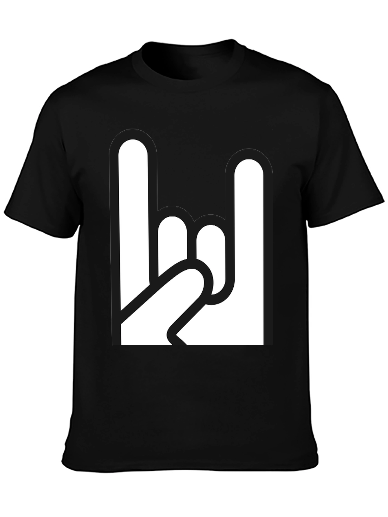 Rock On Graphic Tee - Classic Black T-Shirt