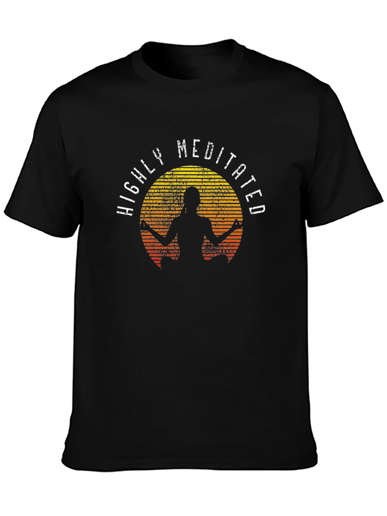 Highly Meditated Graphic Tee - Zen Vibe T-Shirt