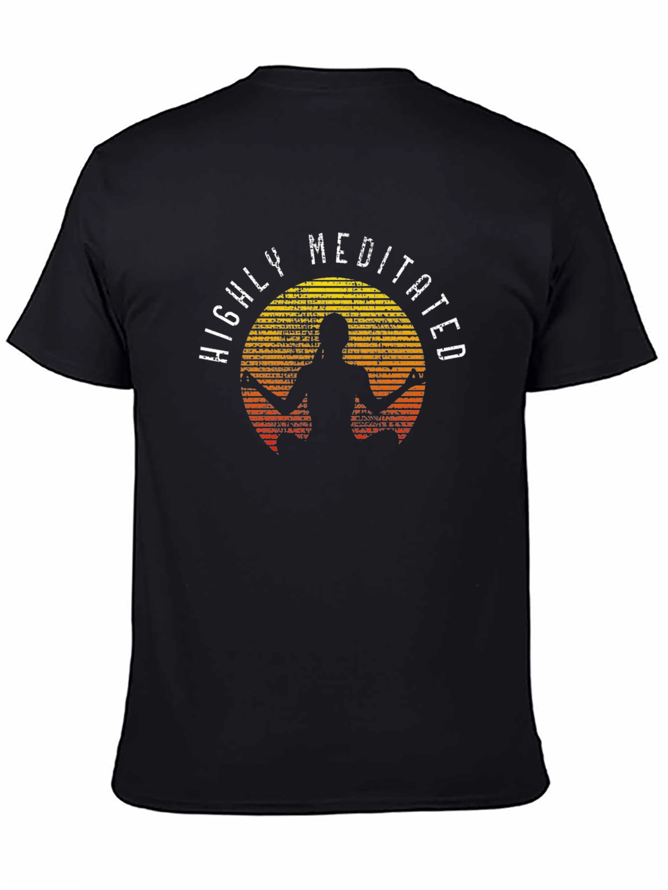 Highly Meditated Graphic Tee - Zen Vibe T-Shirt