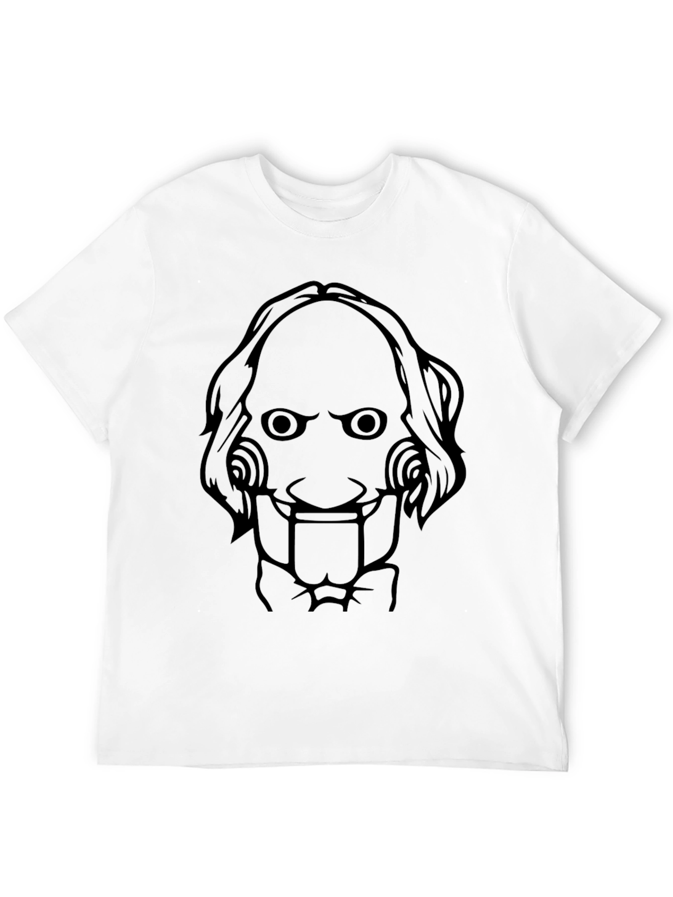 Jigsaw Puppet Graphic Tee - Saw Movie Shirt