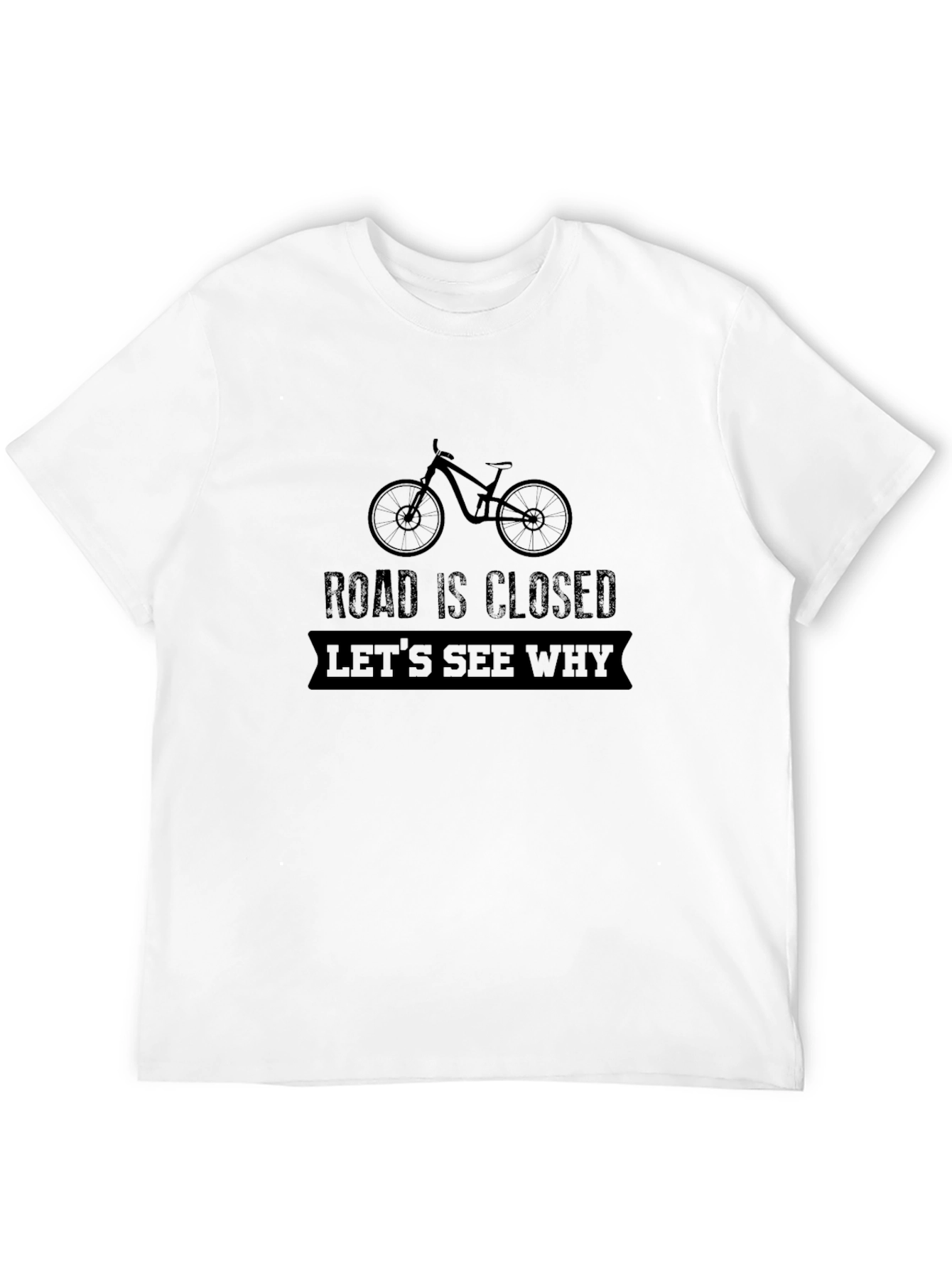 Road Closed Bike Graphic T-Shirt