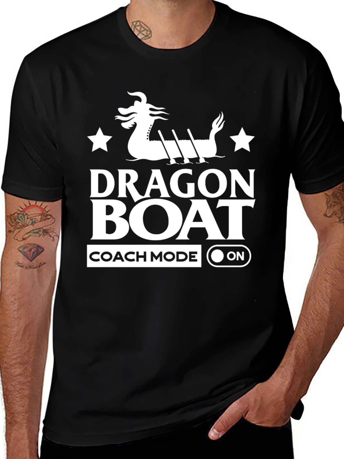 Dragon Boat Coach Mode ON Graphic Tee
