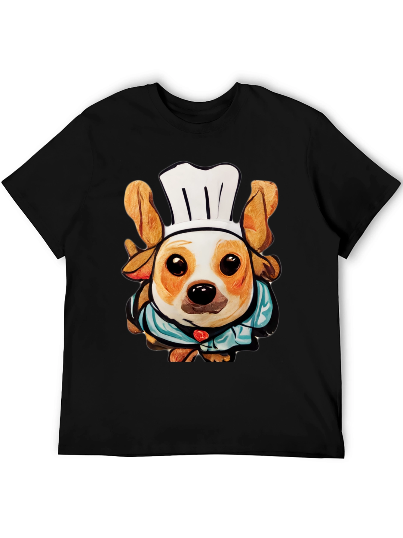 Chef Dog T-Shirt: Cute Canine Cook Apparel