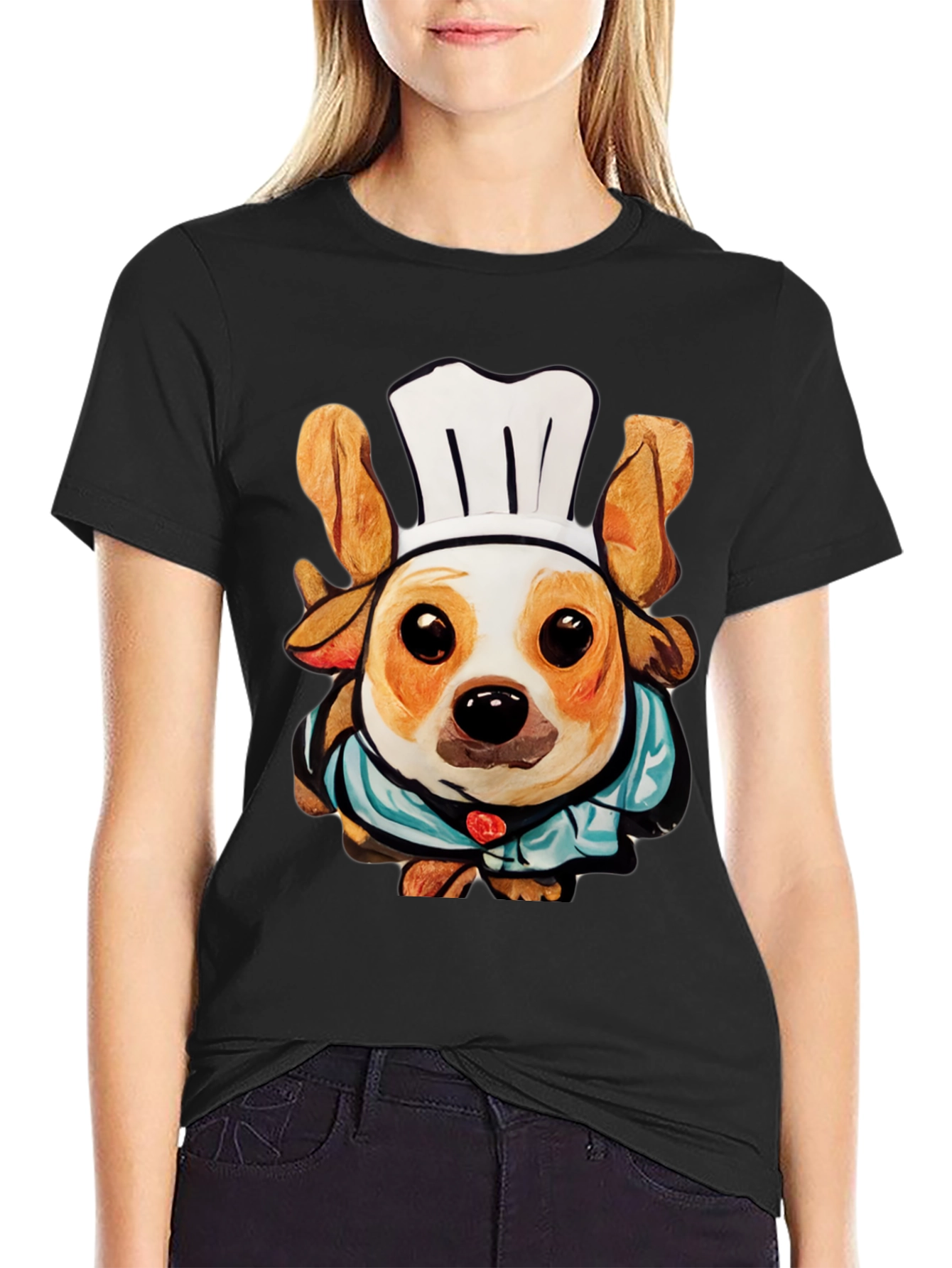 Chef Dog T-Shirt: Cute Canine Cook Apparel
