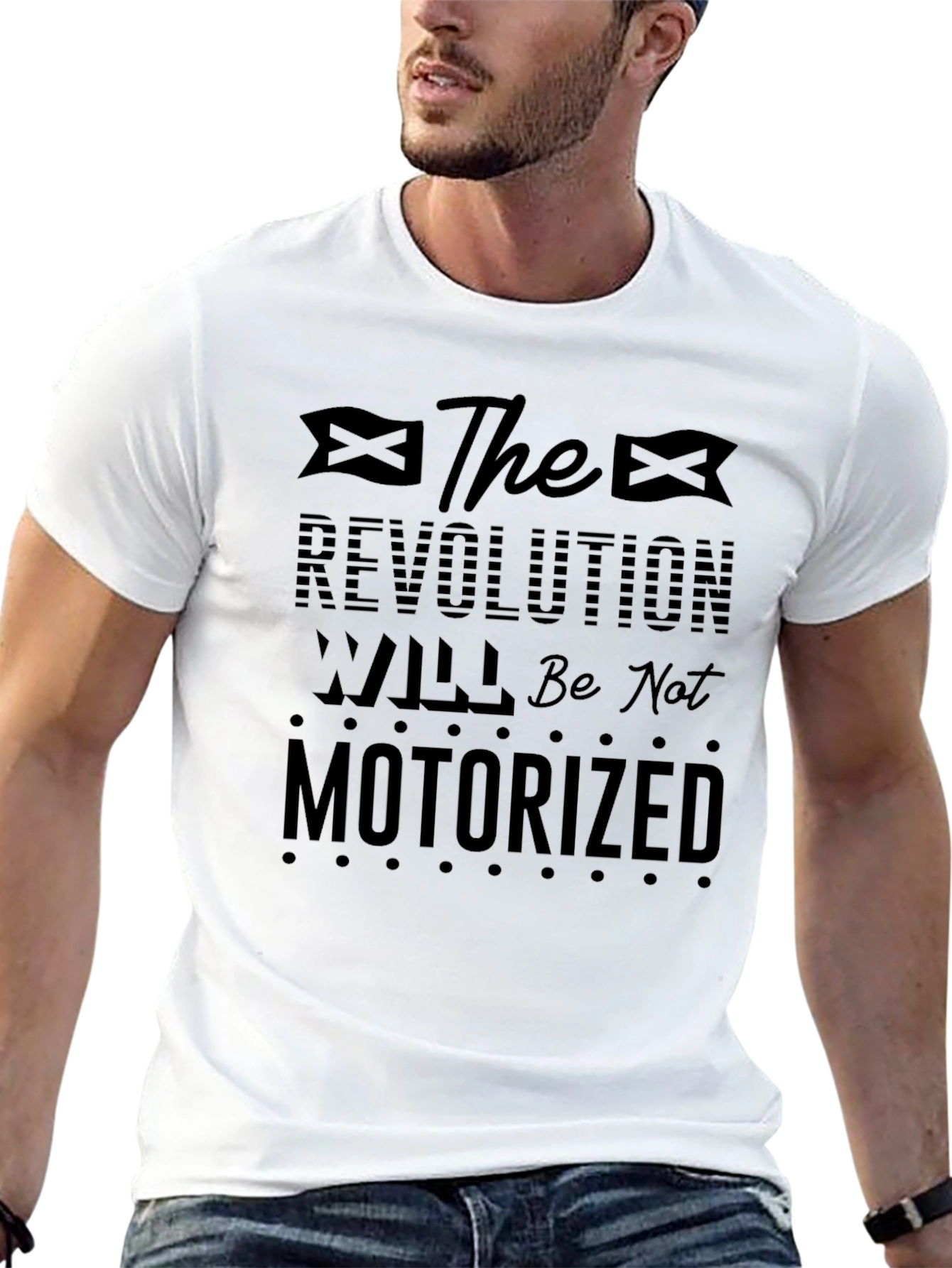 Revolution Will Not Be Motorized Graphic Tee