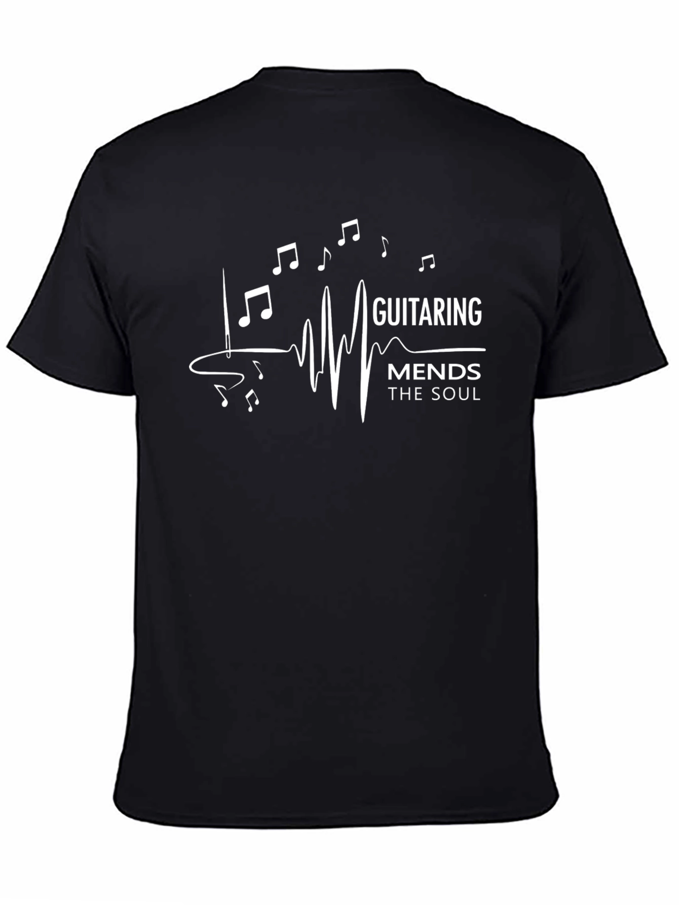 Guitar Music Graphic Mens T-Shirt