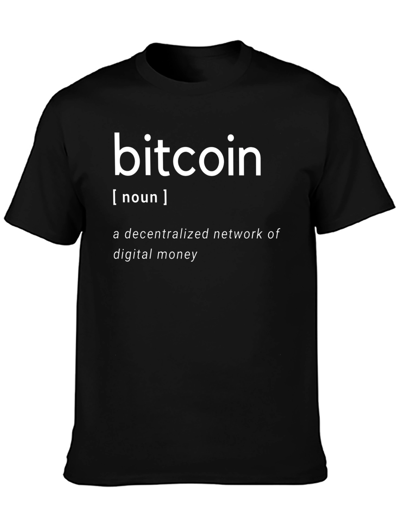 Bitcoin Definition Graphic T-Shirt - Crypto Tee