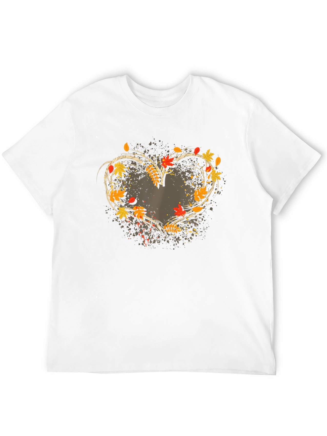 Autumn Heart T-Shirt - Stylish Fall Apparel
