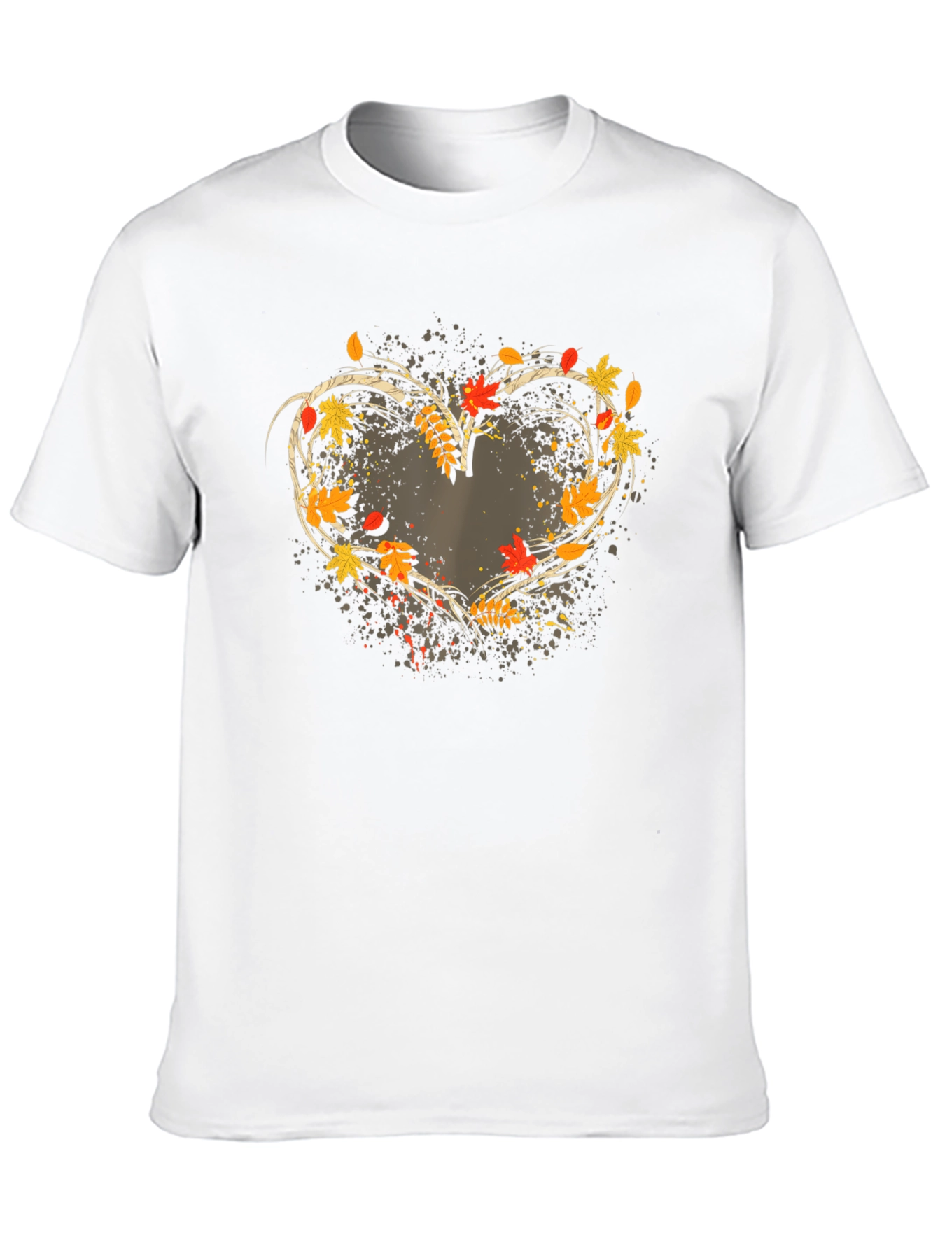 Autumn Heart T-Shirt - Stylish Fall Apparel
