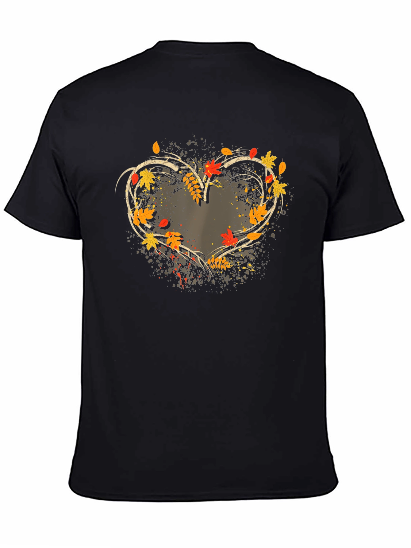 Autumn Heart T-Shirt - Stylish Fall Apparel