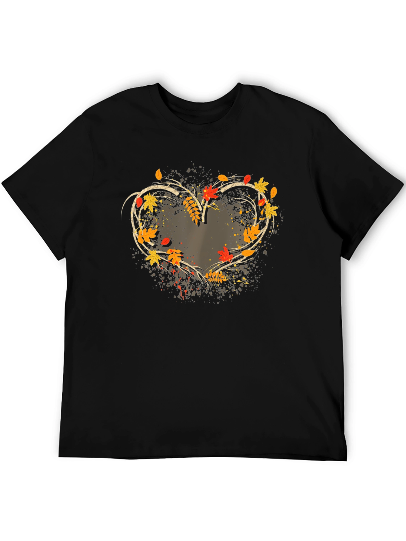 Autumn Heart T-Shirt - Stylish Fall Apparel