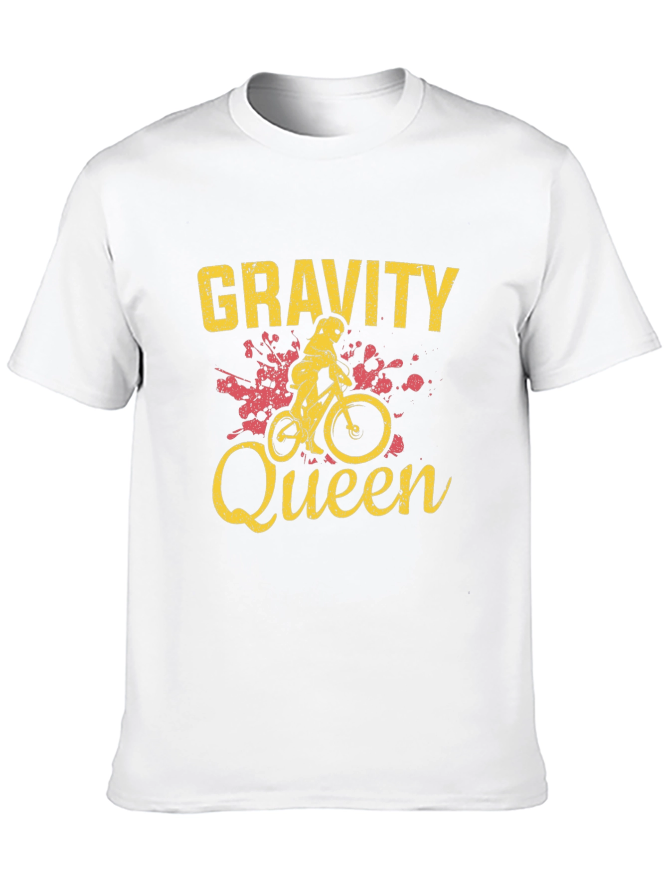 Gravity Queen Black T-Shirt - Mountain Biker