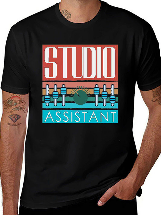 Studio Assistant Graphic Tee - Music Lovers T-Shirt