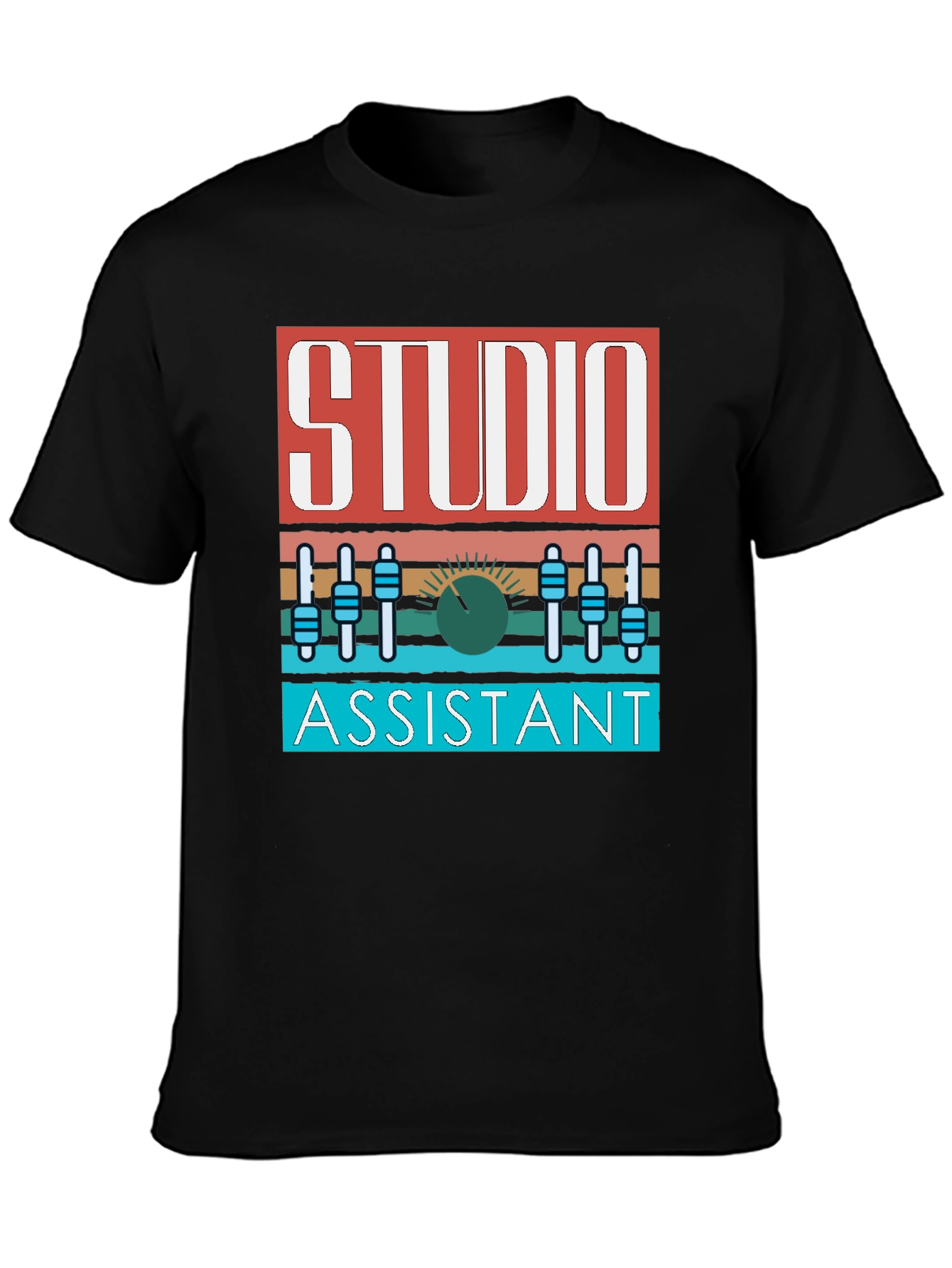 Studio Assistant Graphic Tee - Music Lovers T-Shirt