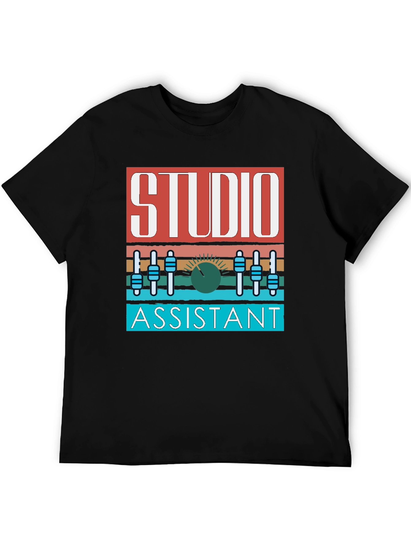 Studio Assistant Graphic Tee - Music Lovers T-Shirt