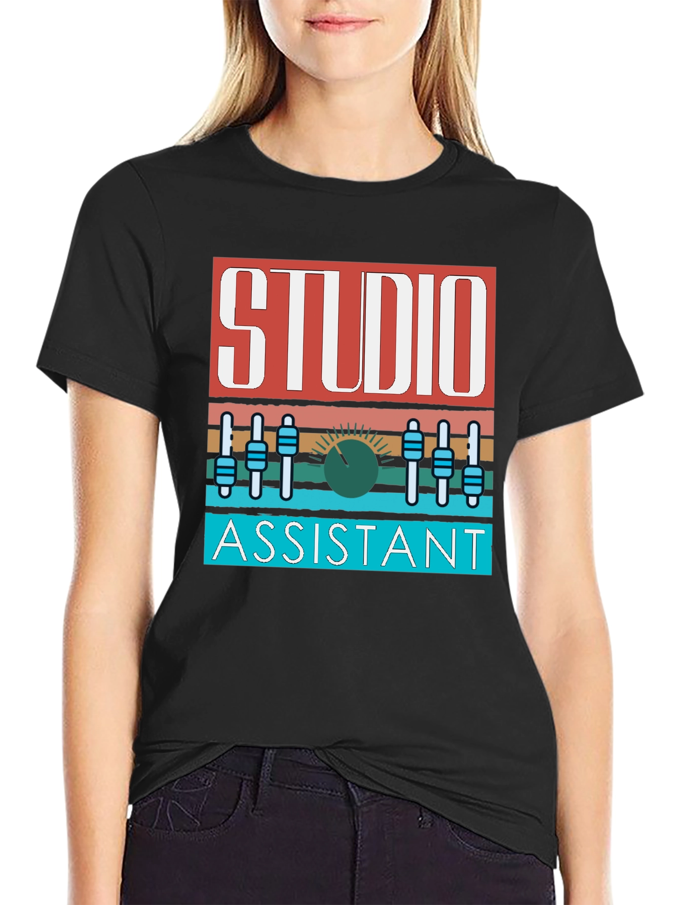 Studio Assistant Graphic Tee - Music Lovers T-Shirt